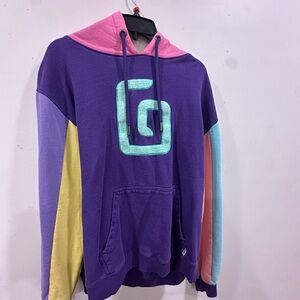 Colorblock Hoodie with Logo